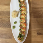 32 A. Tempura fritert scampi  (G, SK, E)